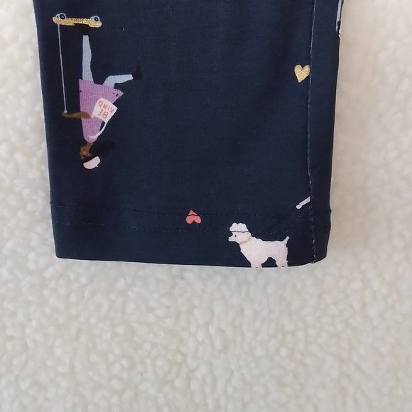 Carter's Cotton Blend Leggings Size 10 Navy "Be Kind" Graphic - Picture 8 of 11
